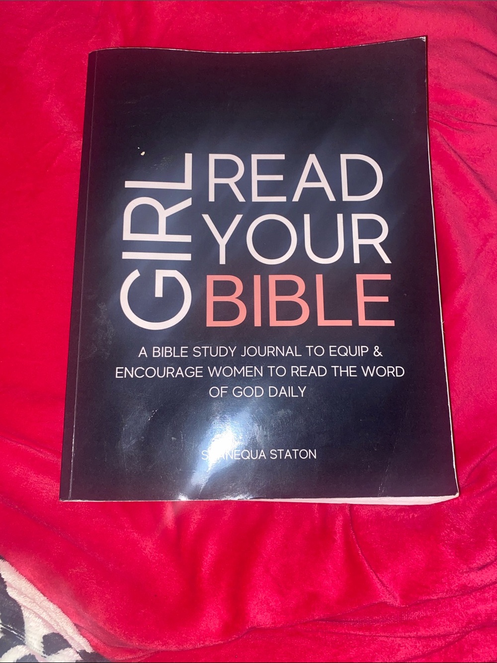 Girl Read Your Bible Journal - Black & Pink Cover